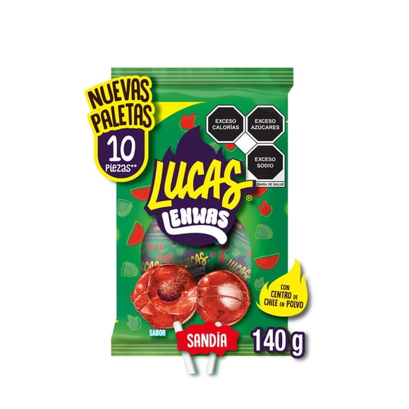 PALETA DE CARAMELO LUCAS LENWAS SANDIA