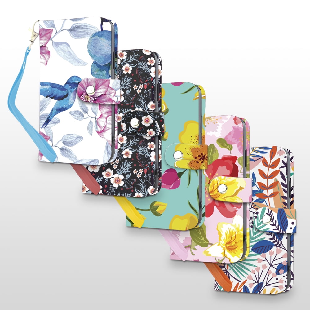 Photo 1 of Gear Beast Dual Folio Wallet Case for iPhone X with Floral Print