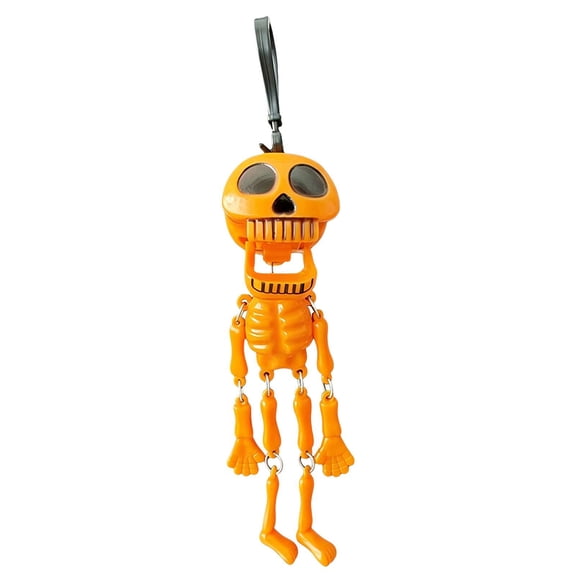 3D Skeleton Keychain Articulated Joints Skeletons Pendant Key Chain with Buckle, Unique Halloween & Christmas Novelty Gift