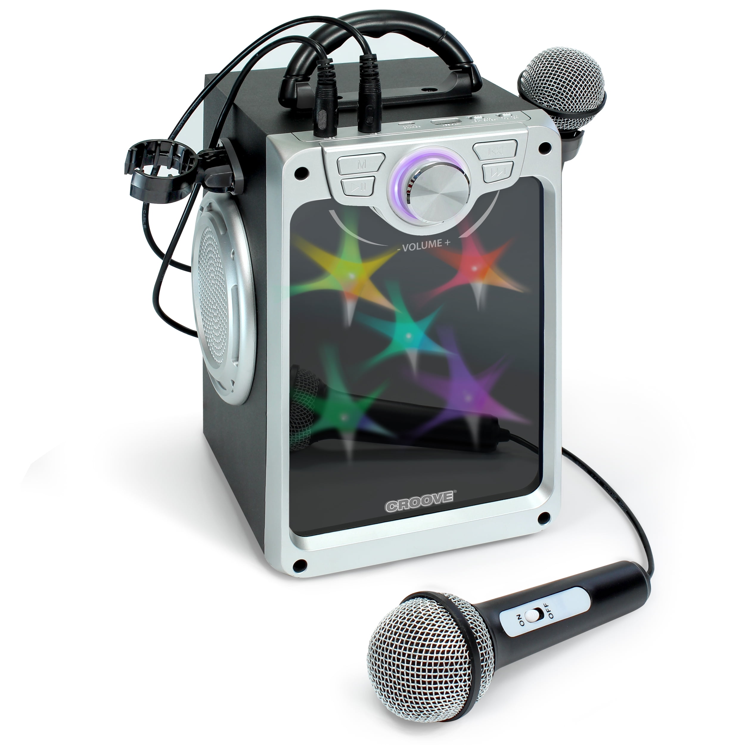Croove Pop Box Karaoke Machine For Kids With 2 Microphones And Flashing Disco Lights Black Walmart Com Walmart Com Croove Pop Box Karaoke Machine For Kids With 2 Microphones And Flashing Disco Lights Black Walmart Com Walmart Com