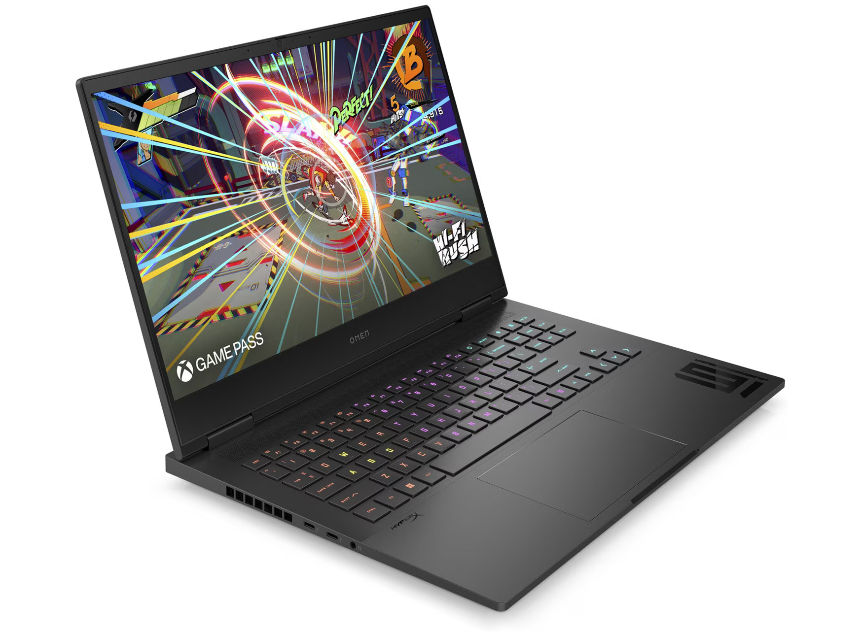 Ordinateur portable de jeu HP OMEN 16,1", Intel Core i5-14500HX, 16 Go de RAM, 512 Go de SSD, argent mica, 16-wf1000ca