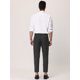 thumbnail image 5 of Lars Amadeus Pantalones Recortados A Cuadros De Vestir Para Hombre Pantalones Ajustados A Cuadros Con Frente Plano Negro M, 5 of 6
