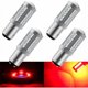 thumbnail image 1 of Bombillas LED rojas 1157 para coche, luz de freno trasera superbrillante, luces antiniebla, luz trasera de posición, luz de estacionamiento, 12 (4 unidades), 1 of 5