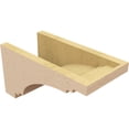 thumbnail image 5 of 7"W x 14"D x 7"H Wide Pescadero Rough Cedar Woodgrain TimberThane Corbel, Primed Tan, 5 of 6