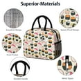 thumbnail image 4 of Reusable Thermal Lunch Bag for Sushi Rolls - Durable, Spacious & Stylish Lunch Tote for Foodies & Sushi Party Lovers, 4 of 5