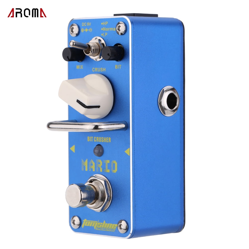 AROMA AMO-3 Mario Bit Crusher Electric Guitar Effect Pedal Single Effect with True Bypass
