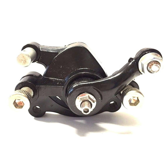 High-Friction Ceramic Rear Brake Caliper & Pads for Mini Baja Blitz DB30 97CC Mini Bike - CNC Aluminum Alloy, Direct Bolt-On Upgrade