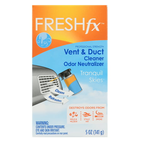 Armor All FRESHfx Vent & Duct Cleaner Odor Neutralizer, Tranquil Skies, 5 (Best Cleaner For Car Interior Plastic)