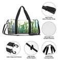 thumbnail image 6 of KLL Cartoon Cactus Duffle Bag For Men Women Sport Gym Fitness Tote Travel Training Workout Basketball Football Weekender, 6 of 8