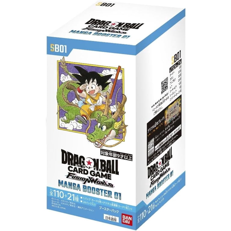 ドラゴンボールカード MANGA BOOSTER 01 フュージョンワールド Bandai Dragon Ball Super Card Game Fusion World Manga Booster Box