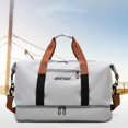 thumbnail image 2 of Sacs de Voyage Mode pour Femmes Grande Capacité Sac de Sport pour Hommes Imperméable Sac Messager pour Femme Dropshipping Sec et Humide Rouge 46x25x28cm, 2 of 6