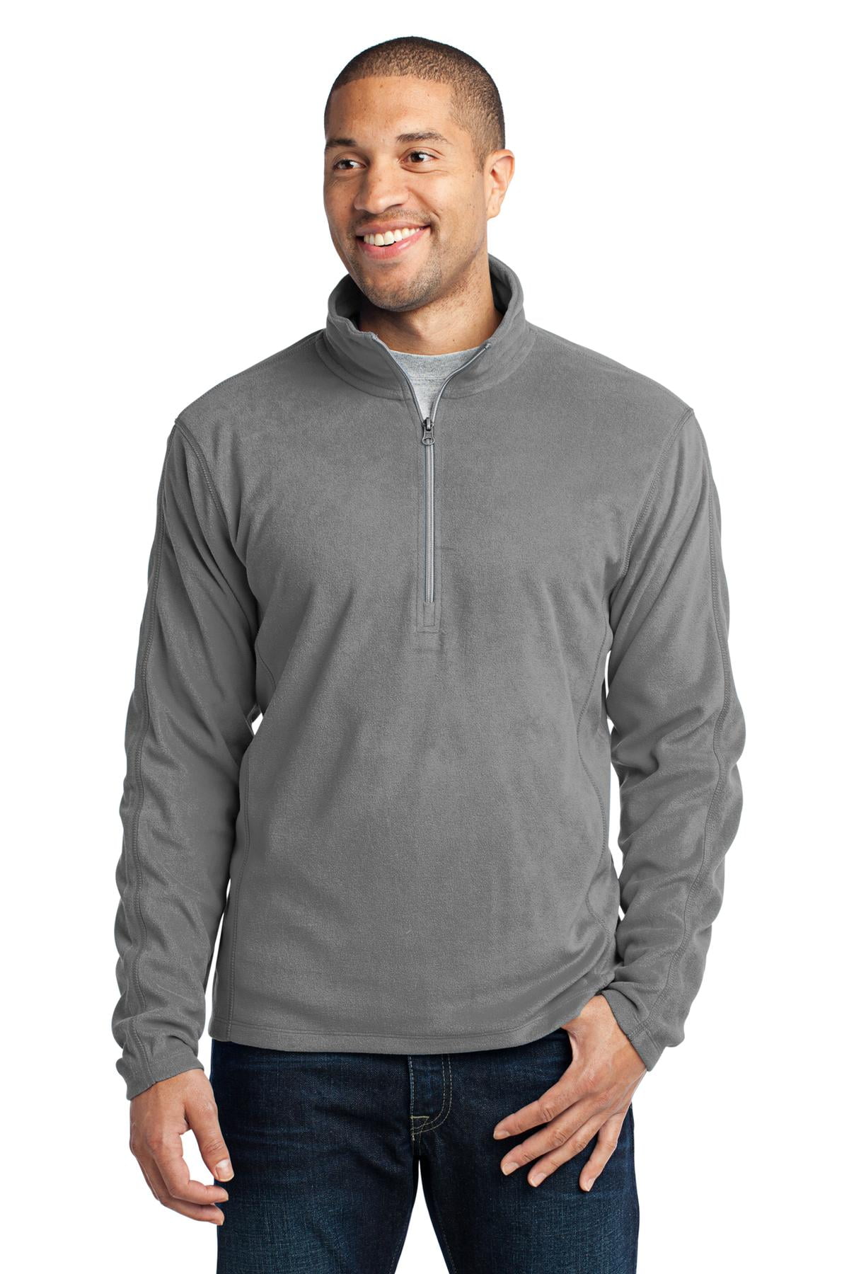 Zip Pullover-4XL (Pearl Grey 