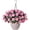 Pink, variant on HangTanWan Outdoor 19" Artificial Silk Purple Camellia All-Occasion Bouquet