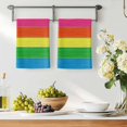 thumbnail image 3 of Colorful Wooden Grain Kitchen Towels Set of 4, Farmhouse Vintage Country Gradient Absorbent Dish Towels for Kitchen, Microfiber Hand Towel, Quick Drying Tea Towel for Cleaning Decorative Dishcloths, 3 of 7