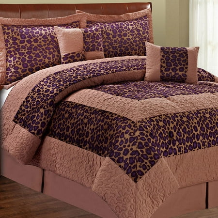 serenta safari blackberry fall cheetah 6 piece comforter serenta safari blackberry fall cheetah 6 piece comforter
