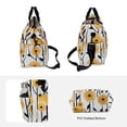 thumbnail image 4 of CHAOYUNYI Over the Shoulder Bags for Women Crossbody Handbag Medium Size, Multiple Pockets, Adjustable Strap, Anti-water Fabric, Dandelion, 4 of 7