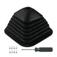 thumbnail image 2 of DYNWAVECA Transmission Shifter Boot Cover Premium Car Gear Shifter Cover for, 2 of 10