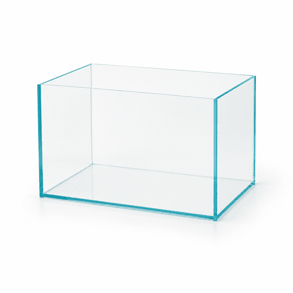 Rimless Low-Iron Aquarium 2.1 Gallon 7.8" L × 7.8" W × 7.8" H