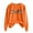 Orange, variant on Highland Cow Witch Halloween Sweatshirts for Women 2025 Long Sleeve Crewneck Funny Cute Graphic Sweatshirt Pullover Tops
