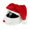 A003- Red, variant on Christmas Reindeer Helmet Cover with Plush Fleece, Camel Brown, for Motorcycle Riders, Funny Hat