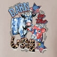 thumbnail image 6 of Wild Bobby Barn In The USA Red White and Blue Cows Pop Culture Unisex Crewneck Sweatshirt, Sandstone, XX-Large, 6 of 6