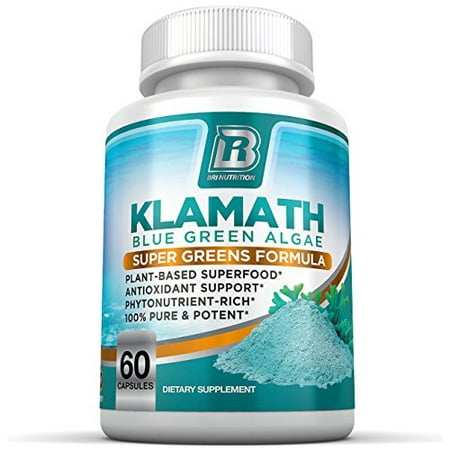 BRI Nutrition Klamath Blue Green Algae 500 mg Capsule - 60