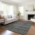 thumbnail image 5 of Addison Rugs Mayfield Washable Transitional Horizontal Bars Gray Rectangle Rug, 9' x 12', 5 of 5