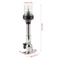 thumbnail image 1 of 9in All Round Anchor Navigation Light 3W LED Sail Signal Lamp for 12V/24V Yacht Boat Marine, 1 of 3