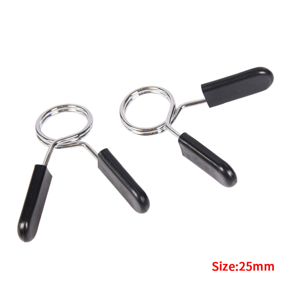 Details about    2 Pcs Barbell Collar Clamps 25MM/28MM/30MM Weight Bar Dumbbell Barbell Locks 