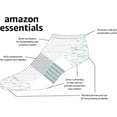 thumbnail image 2 of AmPm Men's 6-Pack Performance Cotton Cushioned Athletic No-Show Socks, 2 of 3