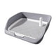 thumbnail image 1 of Bandeja sanitaria para perros, bandeja para orinar en interiores, antisalpicaduras para orina de mascotas en interiores y exteriores. Gris, 1 of 9