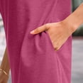 thumbnail image 6 of SUNBS Dresses for Womens Summer Spring T Shirt Dress Vacation Beach Mini Sundress Loose Clothes with Pockets, 6 of 7