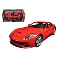 thumbnail image 1 of Ferrari F12 Berlinetta Red 1/24 Diecast Model Car de Bburago Bburago 26007r, 1 of 1