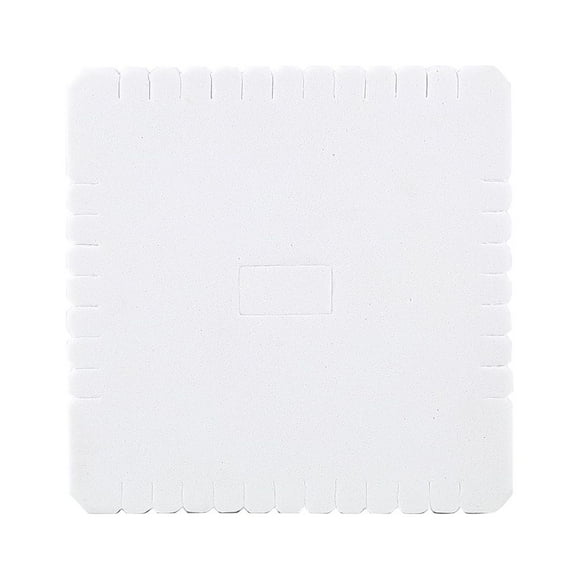 Herwey Braiding Tool, White Square EVA Foam Thread Disk Braiding Plate DIY Braided Weaving Board, Braiding Plate