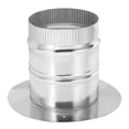 thumbnail image 1 of Unique Bargains 5 Inch Galvanized Steel Round Duct Collar Duct Connector Flange Pipe Collar, 1 of 1