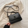 thumbnail image 1 of Bolso cuadrado pequeño de estilo nuevo y de alto valor, de color puro y ambiente sencillo, estilo europeo y americano, bolso de mano informal de gran capacidad, bolso de mensajero para mujer, 1 of 5