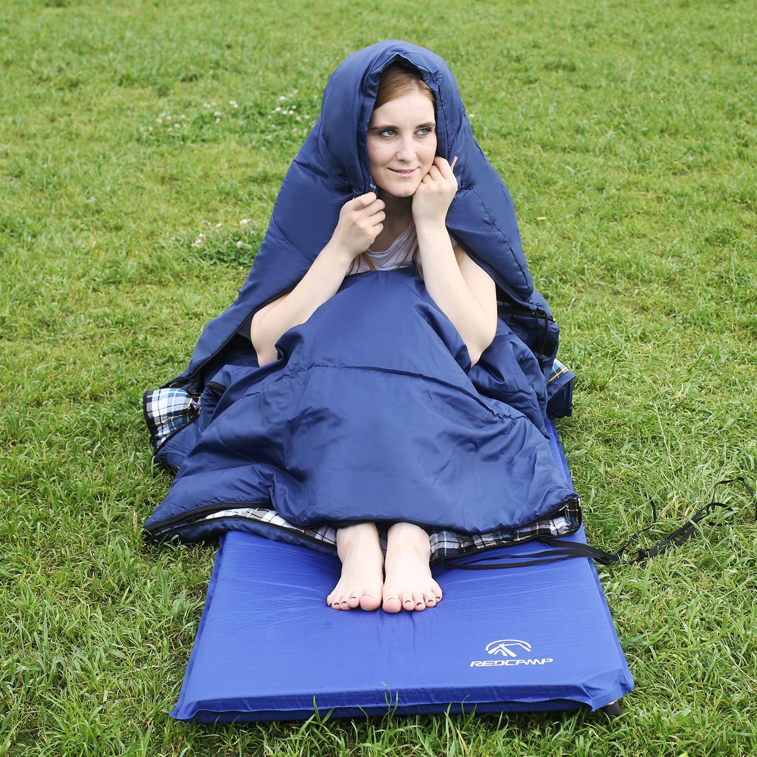 Redcamp Flannel Sleeping Bag for Adults photo 2