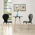 thumbnail image 4 of modway path mid-century modern two kitchen and dining room chairs in black, 4 of 4