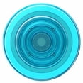 thumbnail image 1 of PopSockets PopGrip For MagSafe Round with Adapter Ring Translucent Electric Blue, 1 of 5
