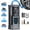 Black, variant on AVAPOW 180PSI Cordless Tire Inflator, Portable Air Pump for Car Tires with Auto Shutoff, Digital Pressure Gauge & LED Light, Fast Inflation for Car/Truck/Bike/Motorcycle/Ball