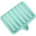 thumbnail image 2 of Soporte de esponja Estante de almacenamiento Caja de drenaje Bandeja Caja 1 pieza Estante de ducha Soporte de plato de herramientas - Verde, 2 of 5