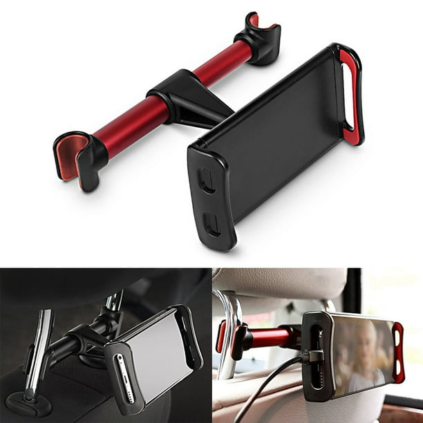 Soporte para teléfono con reposacabezas, soporte para reposacabezas de automóvil, soporte para teléfono de 360°, soporte para tableta con reposacabezas, rendimiento de alta gama