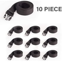 GOODSMANN Boat Cover Tie Down Kit, Durable Tie Down Straps, Tie Down and Trailering Straps 172cm Webbing Strap with a Male Buckle for 300D or 600D Boat Cover, 10 pcs 9921-0221-10