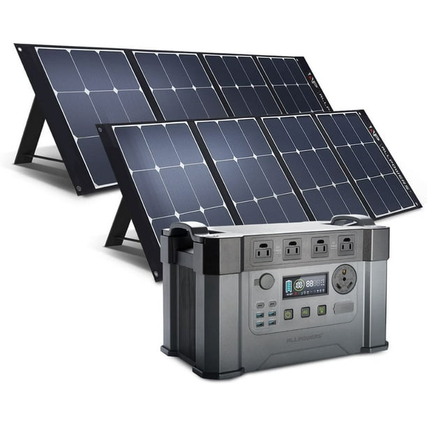 ALLPOWERS S2000 PRO Solar Generator, include 2400W 1500Wh Portable