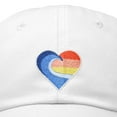 thumbnail image 2 of DALIX Heartwave Hat Embroidered Surf Baseball Cap Womens in White, 2 of 6