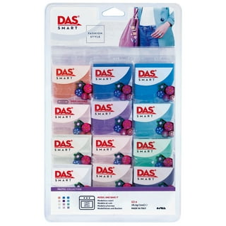 DAS Smart Polymer Clay Set Warm&Cool 12 8g