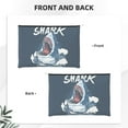 thumbnail image 2 of Cauagu Shark for Tyvek Makeup Bag,Reusable Travel Cosmetic Bag Women Organizer Toiletry Bag Birthday,Gifts for Women Girlfriend Mom Teacher 6.5’’*8.9’’, 2 of 7