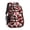 Geometric Square Red, variant on Geometric Triangle Beige Pattern Backpack for School, Cute School Bag with Adjustable Shoulder Straps and Padded Back, 16.9"x12.6"x5.9"