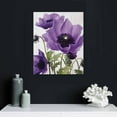 thumbnail image 4 of ONETECH Canvas Art Wall Decor for Bedroom Purple Flower Bloom Close Up Pictures Prints on Canvas Wall Decoration for Bedroom Simple Life Modern Minimalism Artwork Framed Wall Art Canvas Wall Art, 4 of 4