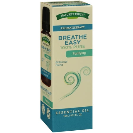 Nature's Truth Aromatherapy Breathe Easy Essential Oil Blend, 0.51 Fl Oz Nature's Truth Aromatherapy Breathe Easy Essential Oil Blend, 0.51 Fl Oz